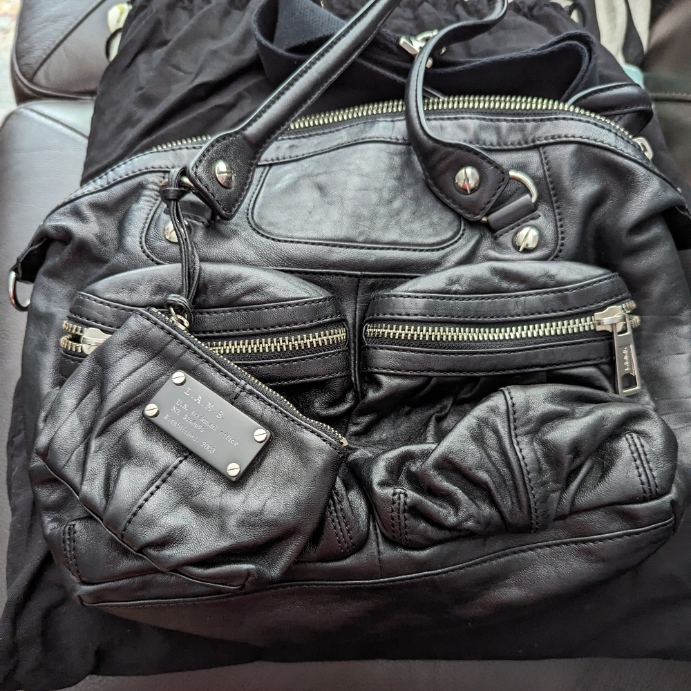 L.A.M.B leather handbag